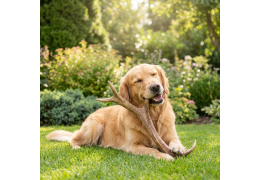 Friandises bois de cerf chien: un soin dentaire | Two Tails